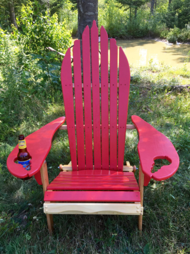 lobster shaped adirondack chair