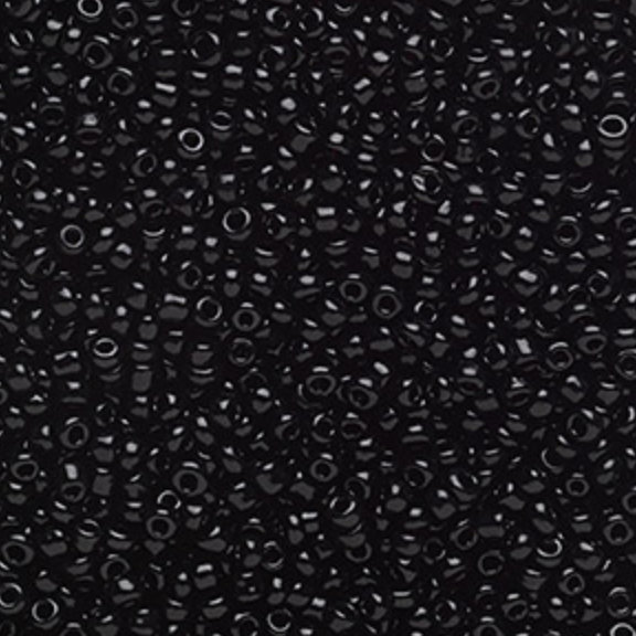 Black Seed Beads #11  Downeast Thunder Farm