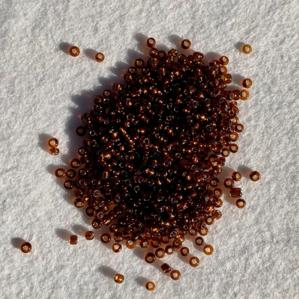 Brown Seed Beads #11