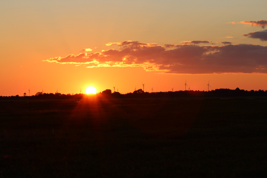 Barren Sunset by Hannah S. Bennett