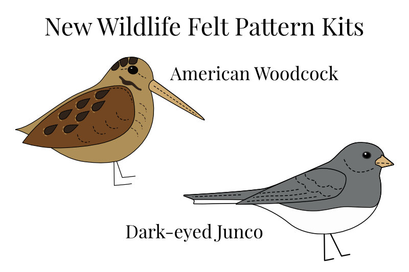 New to the SHOP: Timberdoodle and Dark-eyed Junco