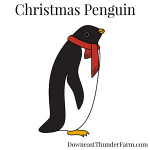 Christmas Penguin Felt Ornament Kit