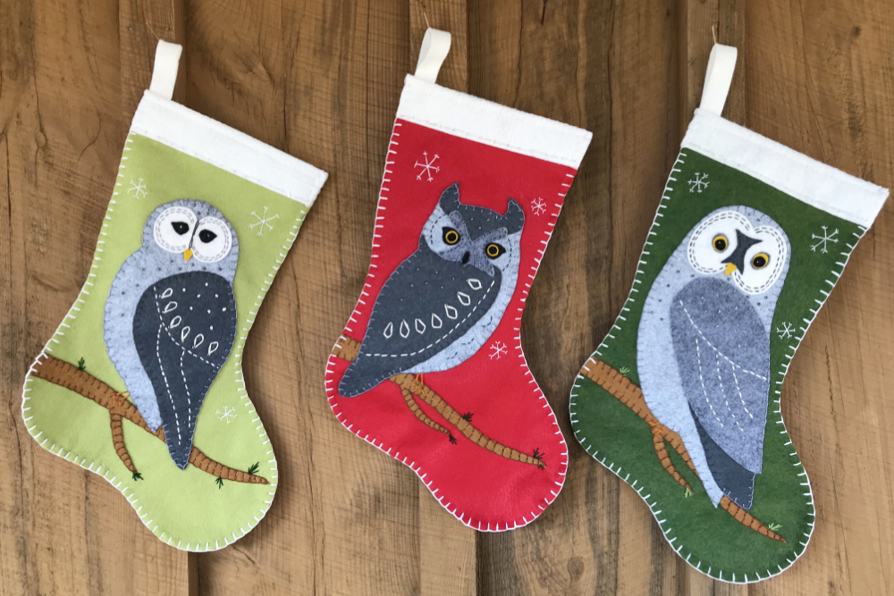 Owl Christmas Stockings