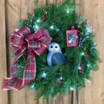 Joyful Owl Wreath