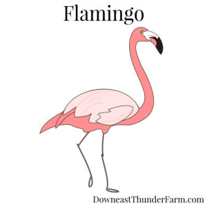 Flamingo Felt Pattern Kit
