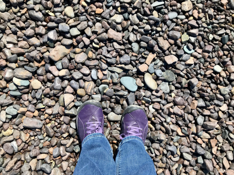 the stones of Jasper Beach