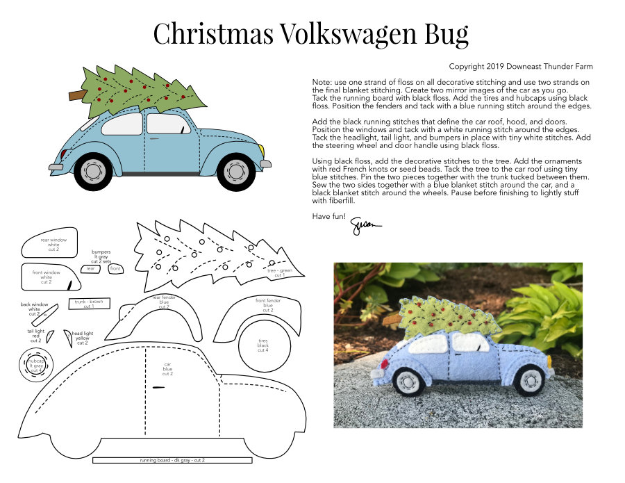 Christmas Classic Volkswagen Bug