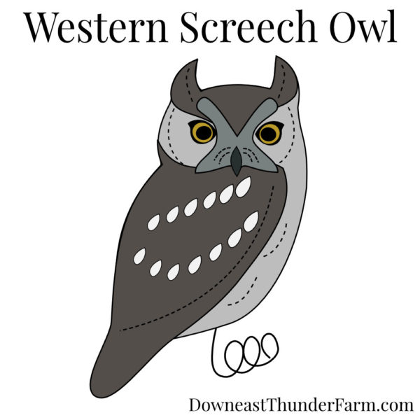 Downeast Thunder Farm Owls: Felt Ornament Designs - Image 20