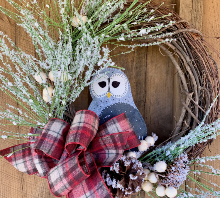 Limited Joyful Owl Wreaths