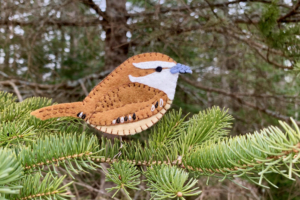 Free Carolina Wren Felt Pattern