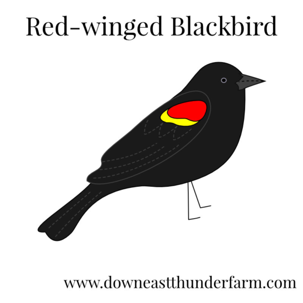 Downeast Thunder Farm Backyard Birds I: Felt Ornament Designs - Image 15