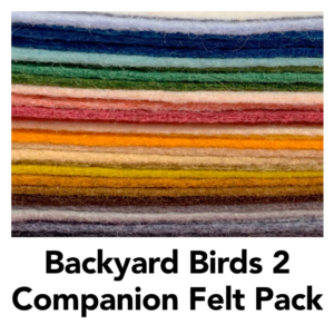 Backyard Birds Book 2 - Companion Felt Pack