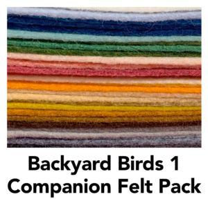 Backyard Birds 1 Companion Felt Pack