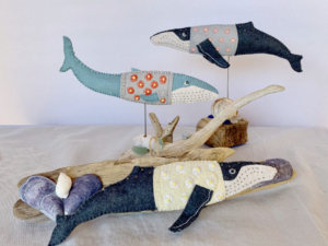 Felt Whale Designs in Sweaters