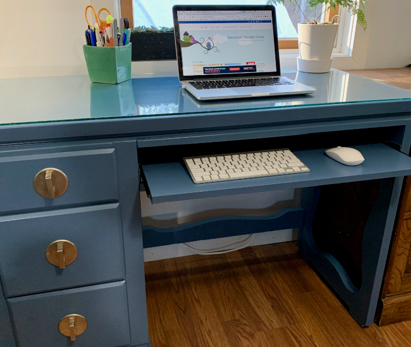 Family Desk Makeover