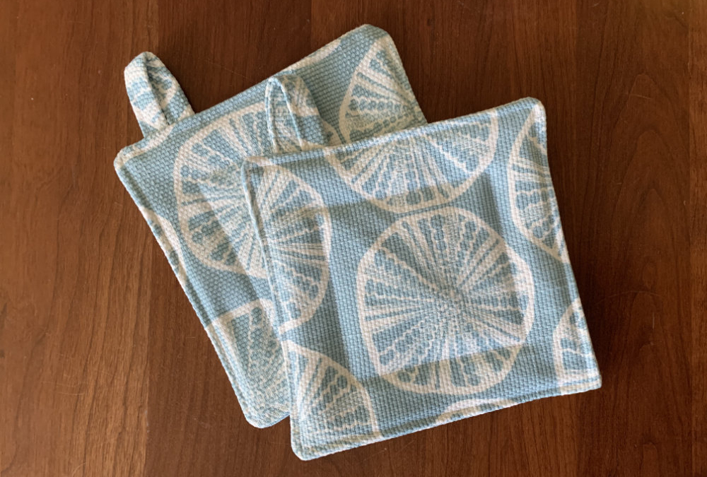 Maine Cottage Fabric Pot Holders