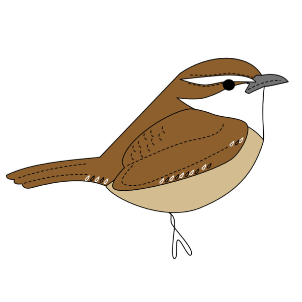 Downeast Thunder Farm Backyard Birds 2: Felt Ornament Designs - Image 13