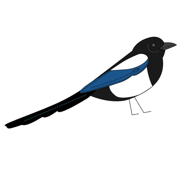 Downeast Thunder Farm Backyard Birds 2: Felt Ornament Designs - Image 9