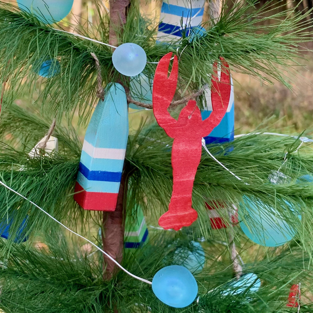 Lobster Buoy Christmas Tree