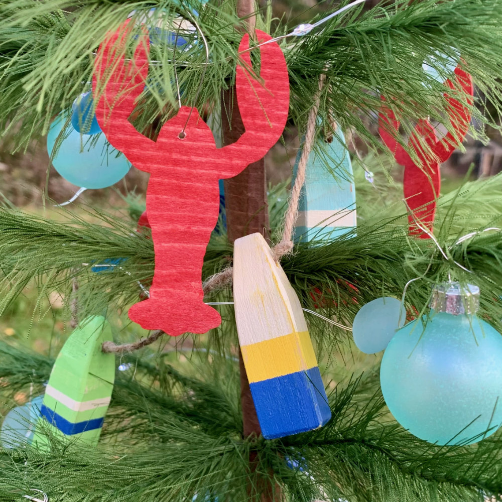Lobster Buoy Christmas Tree