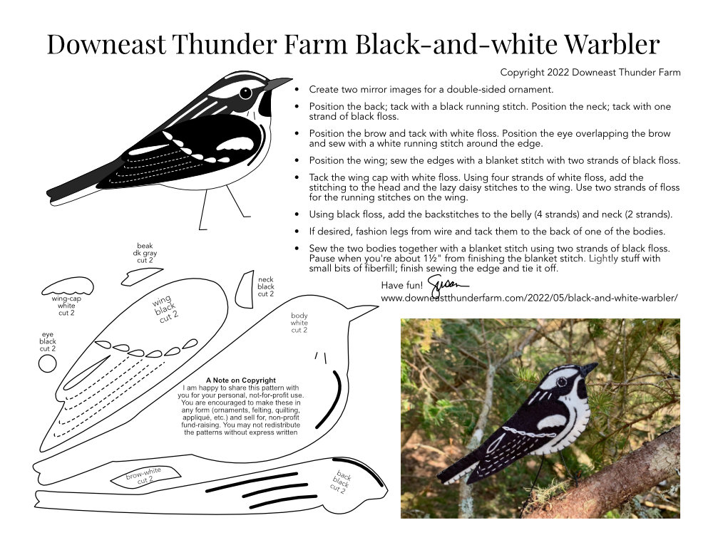 Black-and-white Warbler