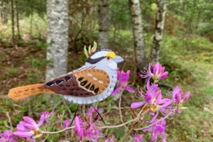 White Throated Sparrow Felt Pattern