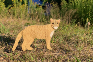 Mountain Lion felt ornament