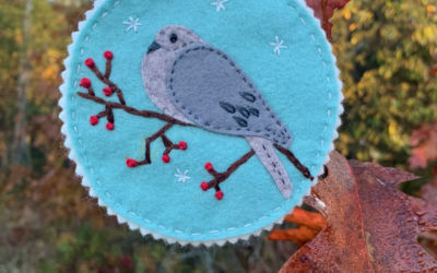 Birds on Branches Christmas Ornaments – Round 2