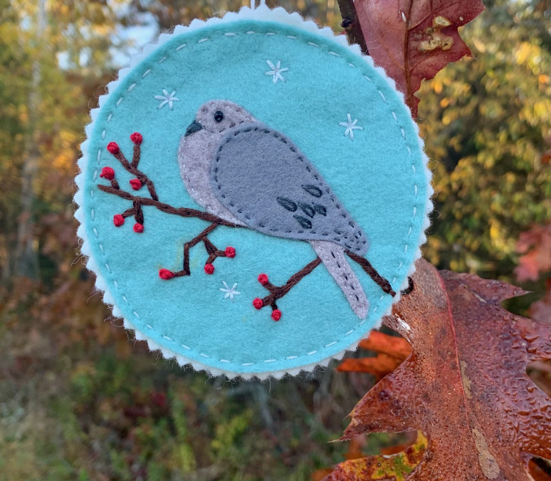 Birds on Branches Christmas Ornaments – Round 2
