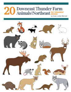 DTF Northeast Animals Pattern Book