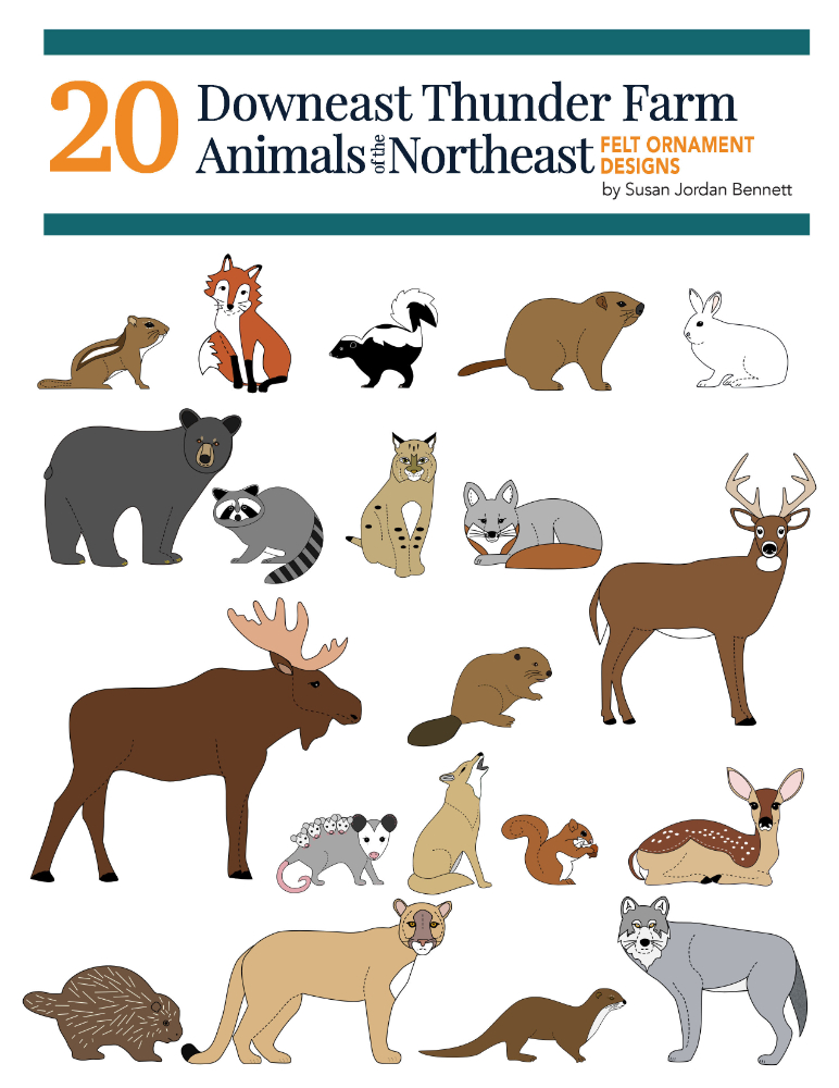 DTF Northeast Animals Pattern Book