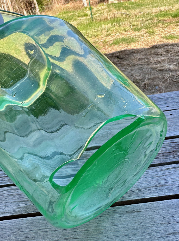 broken glass pitcher