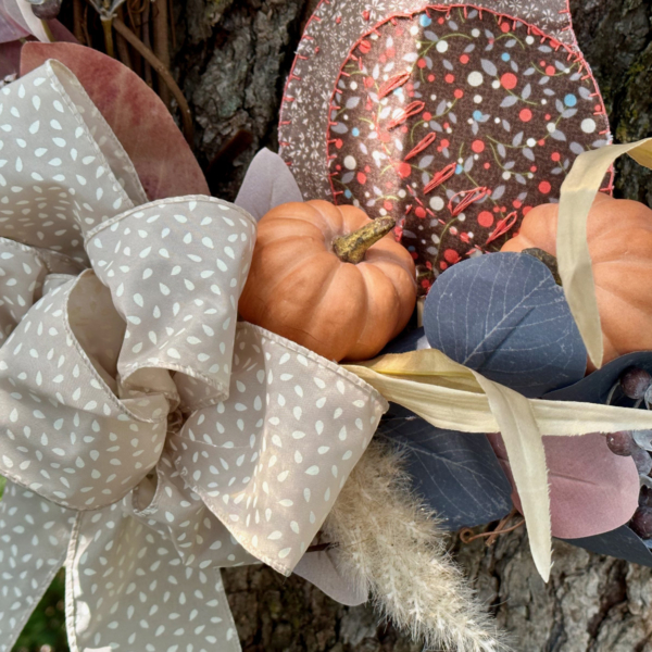 Shabby Chick Autumn Joyful Owl Wreath