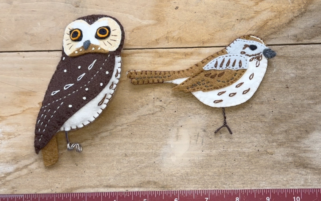 Tutorial: Creating Wire Legs for Felt Birds