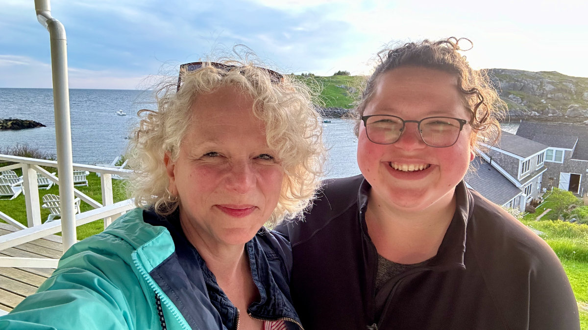 from the porch at the Island Inn, Monhegan