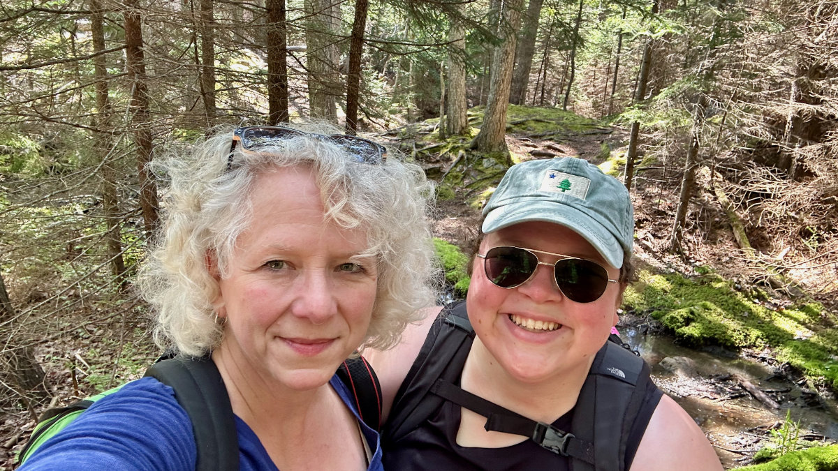 hiking cathedral woods