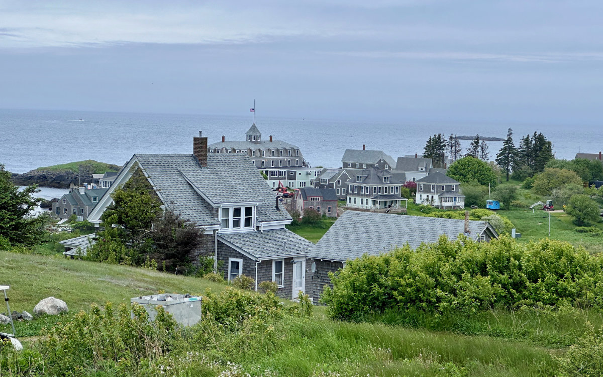 view of downtown Monhegan