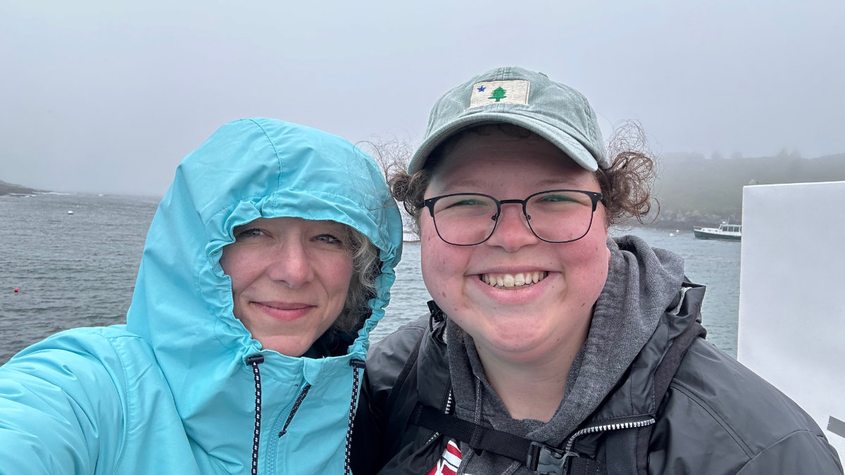 from the dock on Monhegan