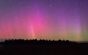 downeast maine aurora borealis - northern lights