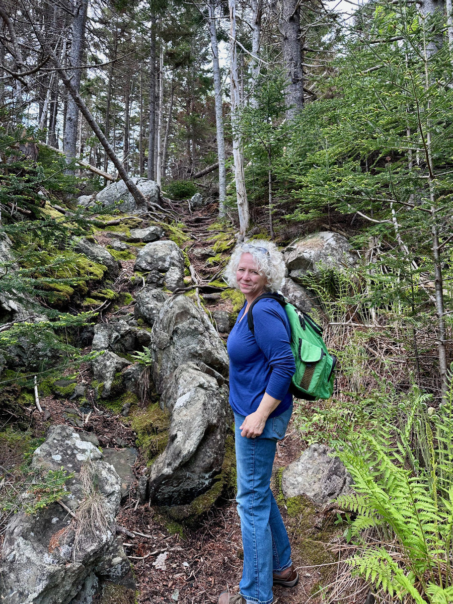 Hiking the Cliff Trail, Monhegan